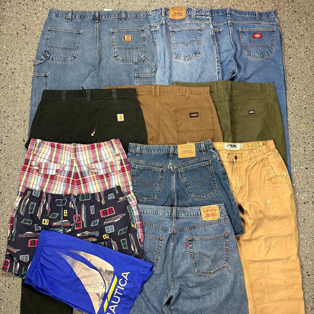 Carhartt, Dickies, Vintage Levi's & Shorts 12pc Bundle Lot